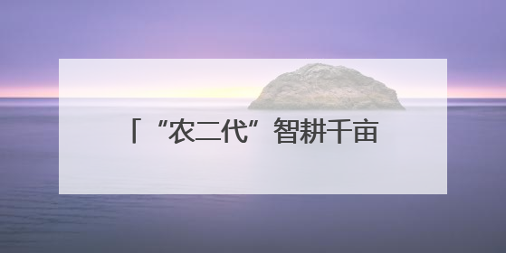 “农二代”智耕千亩地｜田野上的90后