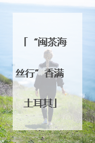 “闽茶海丝行”香满土耳其