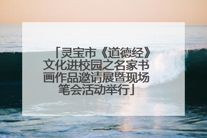 灵宝市《道德经》文化进校园之名家书画作品邀请展暨现场笔会活动举行