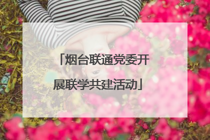 烟台联通党委开展联学共建活动