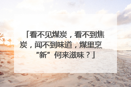 看不见煤炭，看不到焦炭，闻不到味道，煤里烹“新”何来滋味？