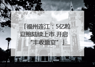 福州连江：5亿粒夏鲍陆续上市 开启“丰收盛宴”