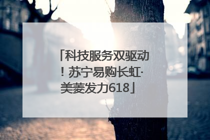 科技服务双驱动！苏宁易购长虹·美菱发力618