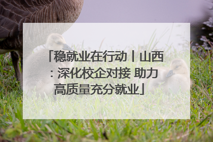 稳就业在行动丨山西：深化校企对接 助力高质量充分就业