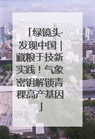绿镜头·发现中国｜藏粮于技新实践！气象密钥解锁青稞高产基因