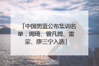 中国男篮公布集训名单，周琦、曾凡博、雷蒙、廖三宁入选