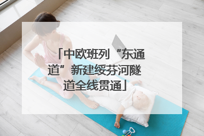 中欧班列“东通道”新建绥芬河隧道全线贯通