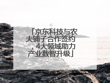 京东科技与农夫铺子合作签约，4大领域助力产业数智升级