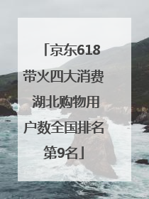 京东618带火四大消费 湖北购物用户数全国排名第9名
