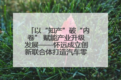 以“知产”破“内卷” 赋能产业升级发展——怀远成立创新联合体打造汽车零部件产业新高地