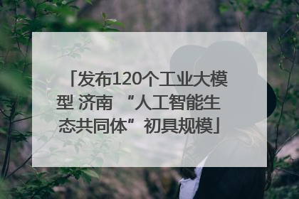 发布120个工业大模型 济南 “人工智能生态共同体”初具规模