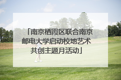 南京栖霞区联合南京邮电大学启动校地艺术共创主题月活动