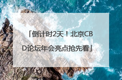 倒计时2天！北京CBD论坛年会亮点抢先看