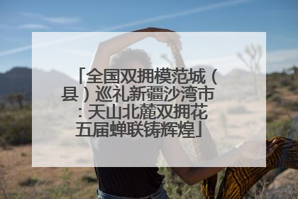 全国双拥模范城（县）巡礼新疆沙湾市：天山北麓双拥花 五届蝉联铸辉煌