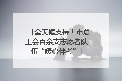 全天候支持！市总工会百余支志愿者队伍“暖心伴考”