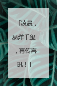 凌晨，易烊千玺，再传喜讯！