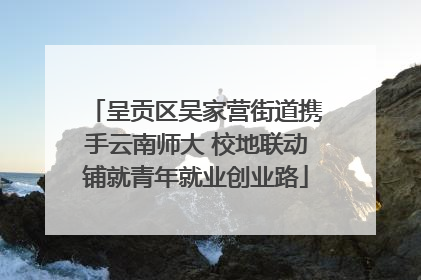 呈贡区吴家营街道携手云南师大 校地联动铺就青年就业创业路