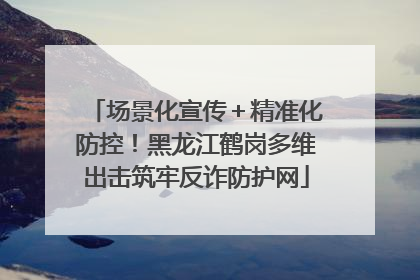场景化宣传＋精准化防控！黑龙江鹤岗多维出击筑牢反诈防护网