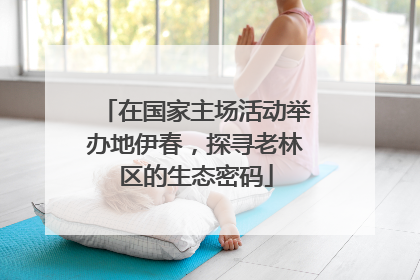 在国家主场活动举办地伊春，探寻老林区的生态密码