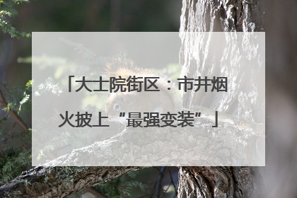 大士院街区：市井烟火披上“最强变装”