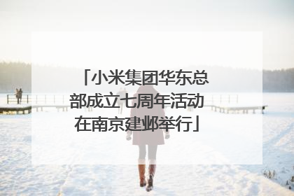小米集团华东总部成立七周年活动在南京建邺举行