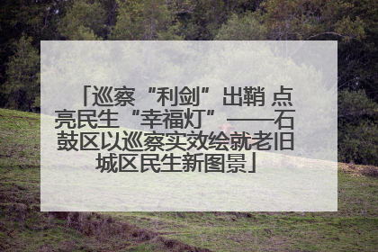 巡察“利剑”出鞘 点亮民生“幸福灯”——石鼓区以巡察实效绘就老旧城区民生新图景