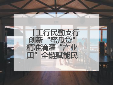 工行民勤支行创新“蜜瓜贷”精准滴灌“产业田”全链赋能民勤乡村振兴