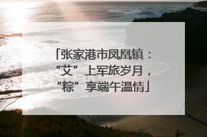 张家港市凤凰镇：“艾”上军旅岁月，“粽”享端午温情