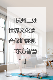 杭州三处世界文化遗产保护展现“东方智慧”