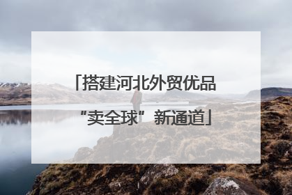 搭建河北外贸优品“卖全球”新通道