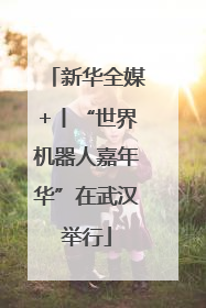 新华全媒+丨“世界机器人嘉年华”在武汉举行