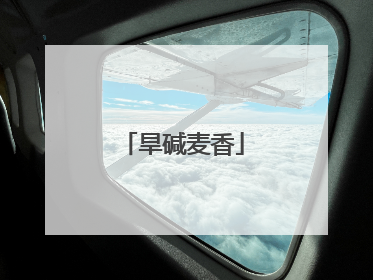 旱碱麦香