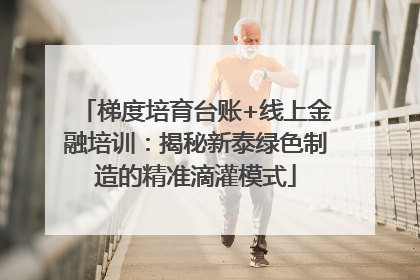 梯度培育台账+线上金融培训：揭秘新泰绿色制造的精准滴灌模式