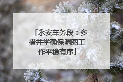 永安车务段：多措并举确保调图工作平稳有序