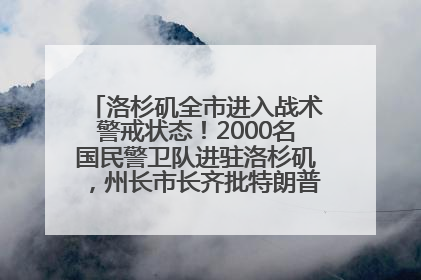 洛杉矶全市进入战术警戒状态！2000名国民警卫队进驻洛杉矶，州长市长齐批特朗普“制造混乱”
