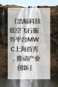 浩鲸科技低空飞行服务平台MWC上海首秀，推动产业创新