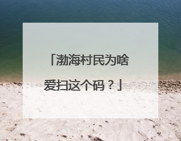 渤海村民为啥爱扫这个码？
