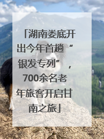 湖南娄底开出今年首趟“银发专列”，700余名老年旅客开启甘南之旅