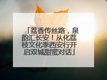 荔香传丝路，泉韵汇长安！从化荔枝文化季西安行开启双城甜蜜对话