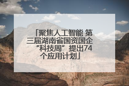 聚焦人工智能 第三届湖南省国资国企“科技周”提出74个应用计划