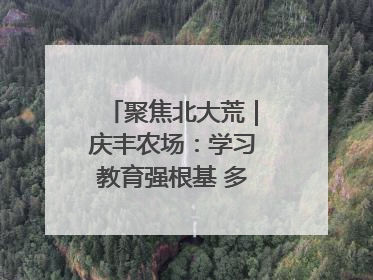 聚焦北大荒｜庆丰农场：学习教育强根基 多管齐下助发展