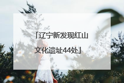 辽宁新发现红山文化遗址44处