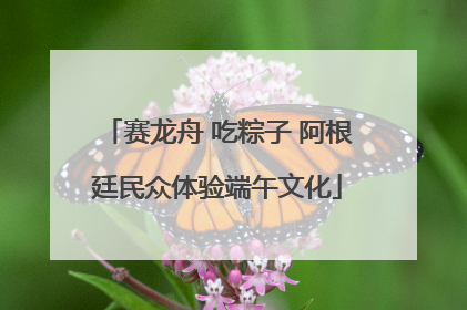 赛龙舟 吃粽子 阿根廷民众体验端午文化