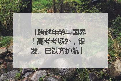 跨越年龄与国界！高考考场外，银发、巴铁齐护航