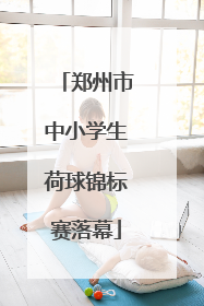 郑州市中小学生荷球锦标赛落幕
