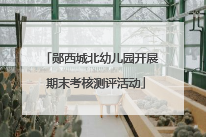郧西城北幼儿园开展期末考核测评活动