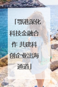 鄂港深化科技金融合作 共建科创企业出海通道