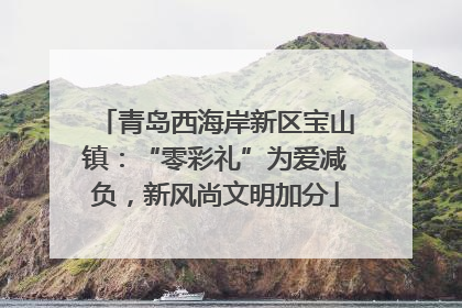 青岛西海岸新区宝山镇：“零彩礼”为爱减负，新风尚文明加分