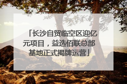 长沙自贸临空区迎亿元项目，益选佰联总部基地正式揭牌运营
