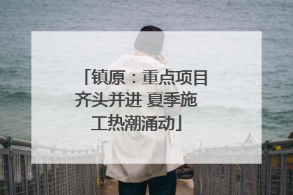 镇原：重点项目齐头并进 夏季施工热潮涌动